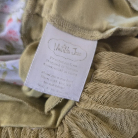 MATILDA JANE Tierd Ruffle Tull Floral Skirt Size 8 - Picture 7 of 9